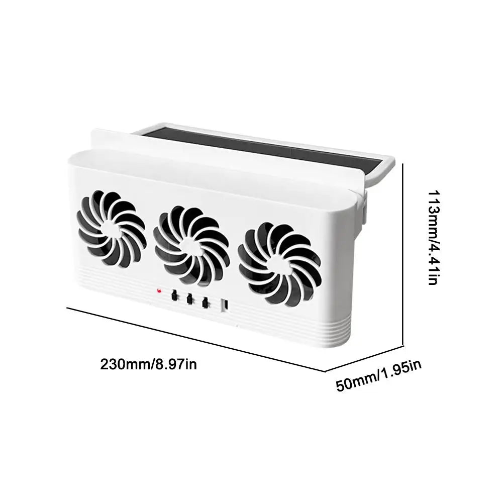 Car Solar Exhaust Fan
