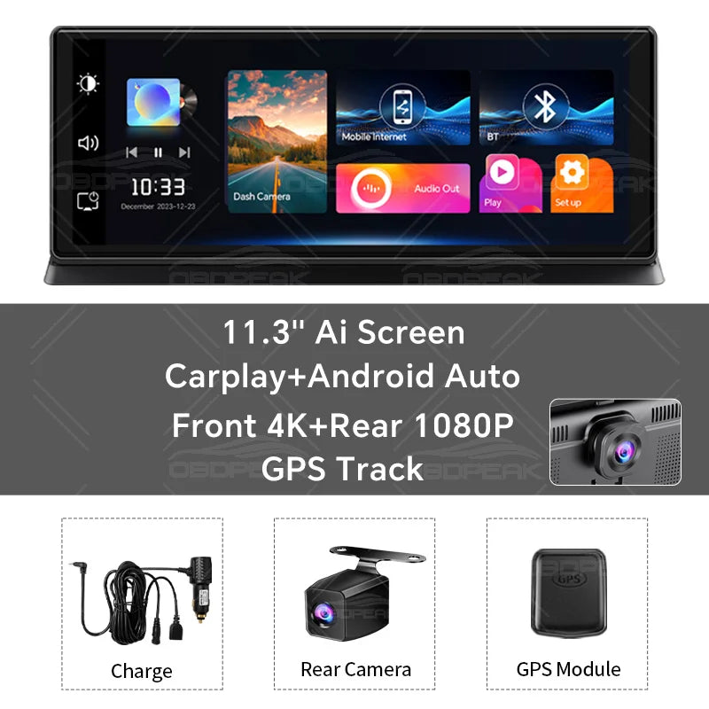 4K Wireless AI Dash Cam