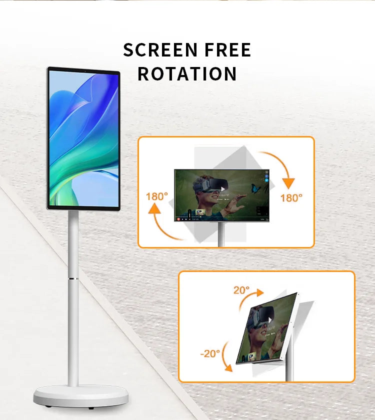 21.5 Inch Touch Screen Rotating Smart TV