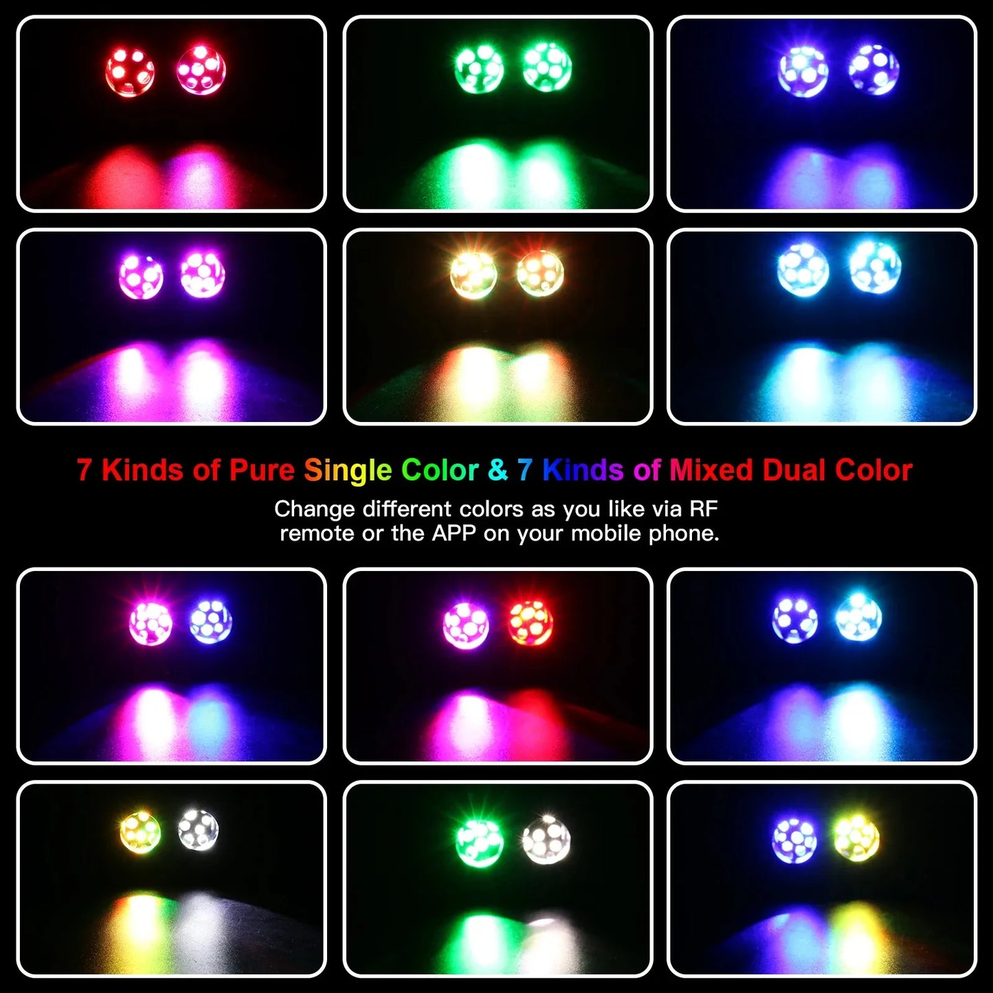 RGB Car Fiber Optic Star Ceiling Lights