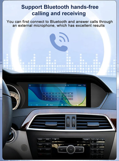 Wireless Multimedia Display For Mercedes-Benz C-Class W204