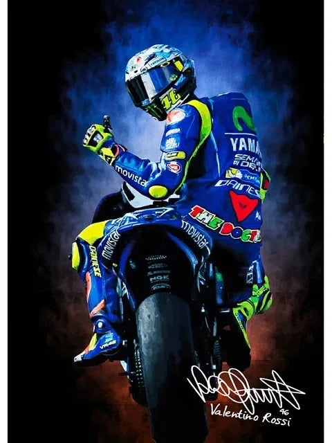 Valentino Rossi Wall Art