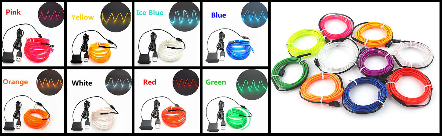 Car Interior Neon LED Strip Light