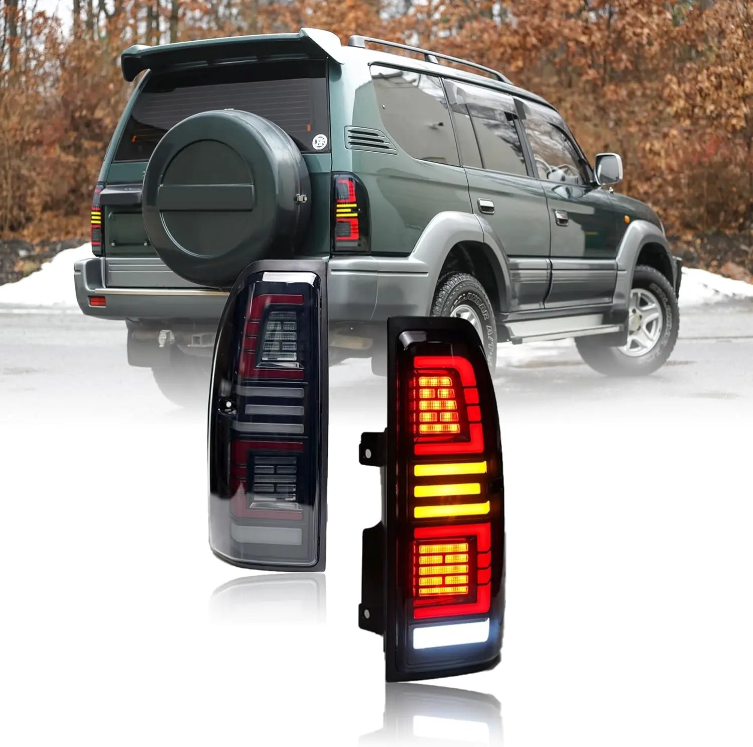 LED Tail Lights For Toyota Land Cruiser Prado J90
