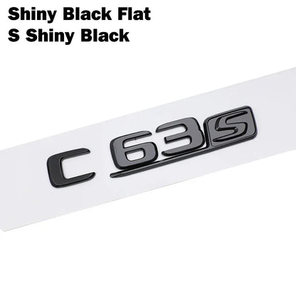 Mercedes-Benz C63S AMG Badge Emblem