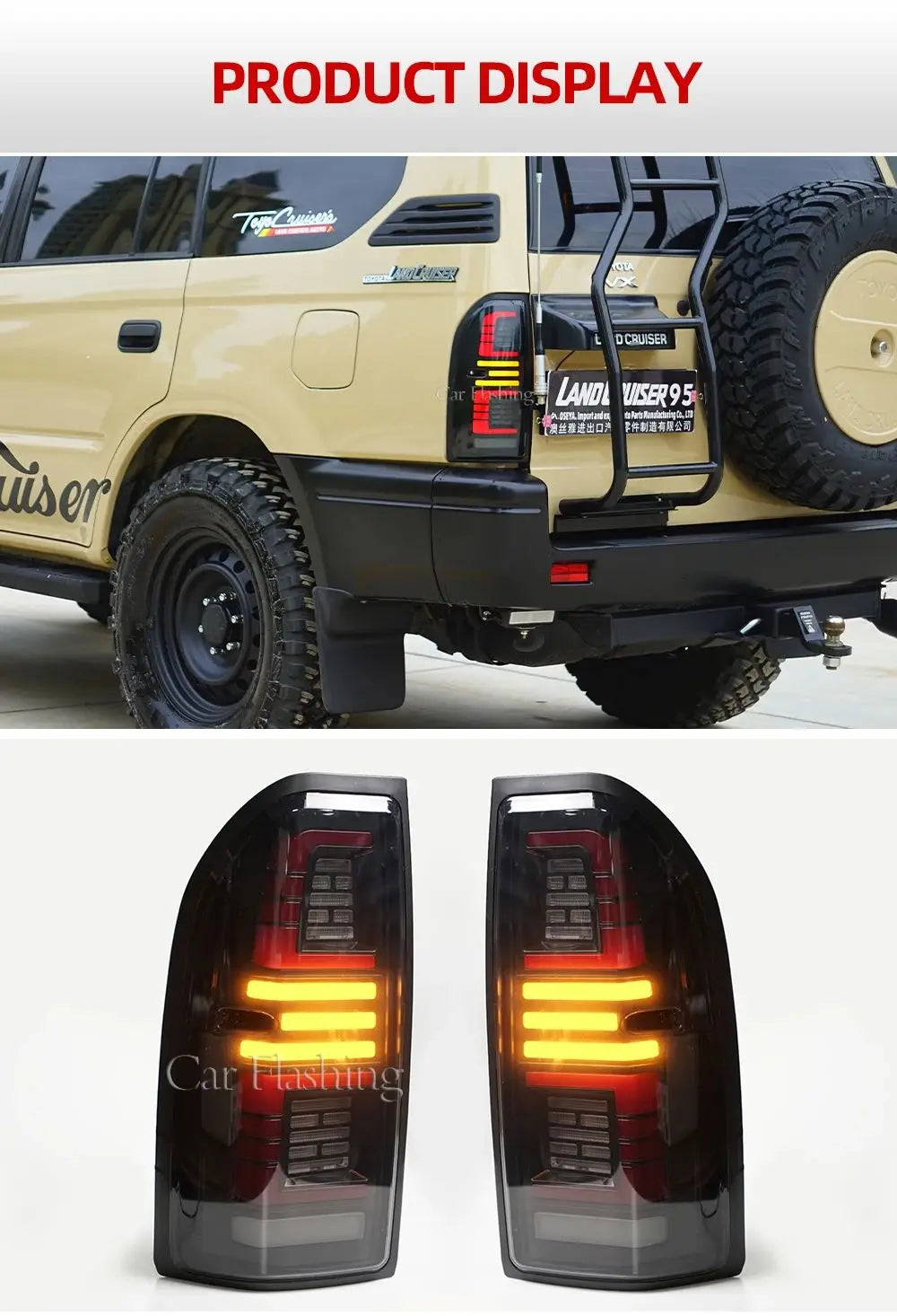 LED Tail Lights For Toyota Land Cruiser Prado J90