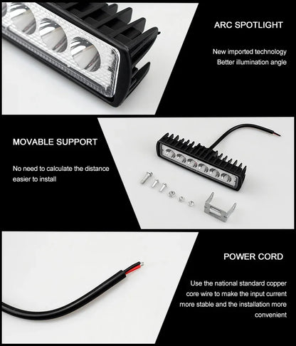LED Universal Off Road Spotlight