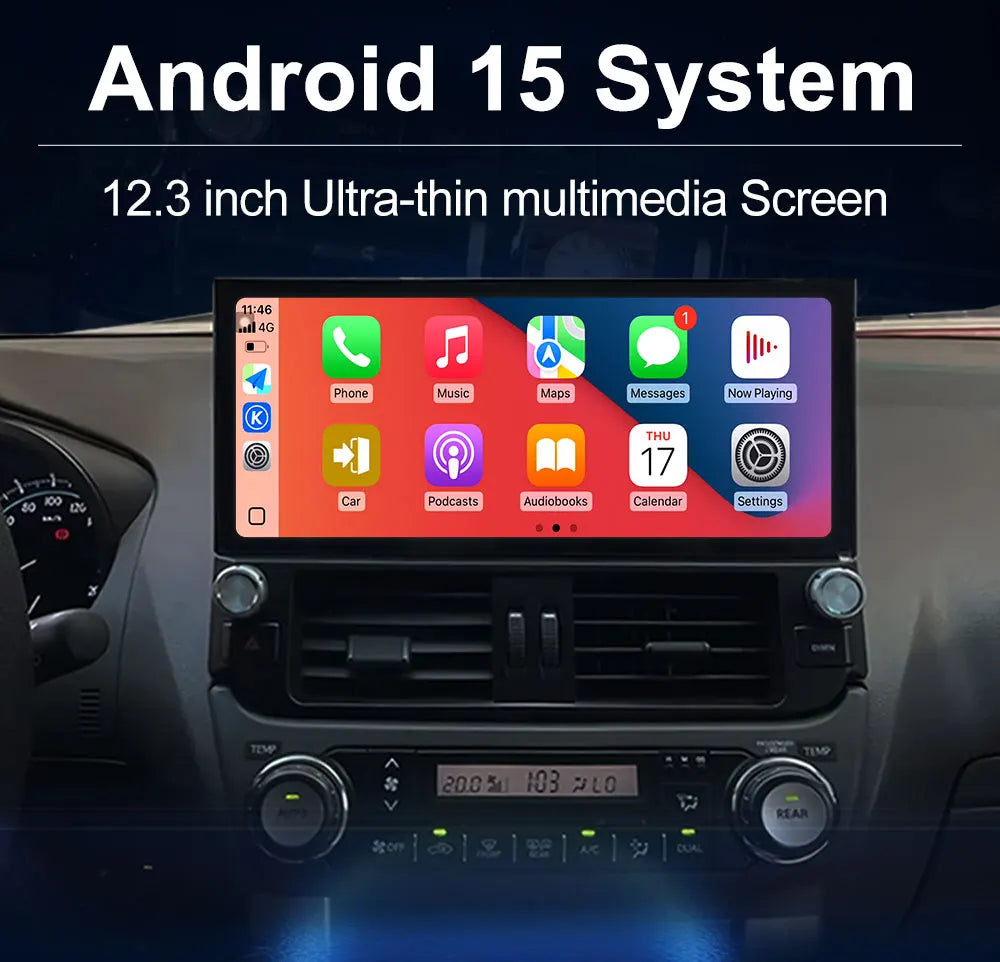 Multimedia Screen for Toyota Land Cruiser LC200