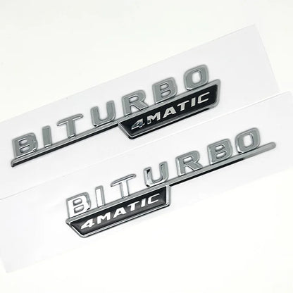 Mercedes-Benz BITURBO 4MATIC Plus Fender Badge
