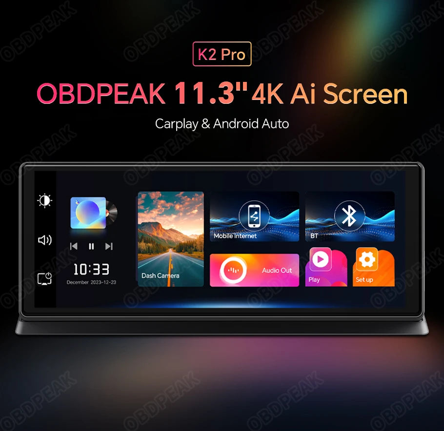 4K Wireless AI Dash Cam