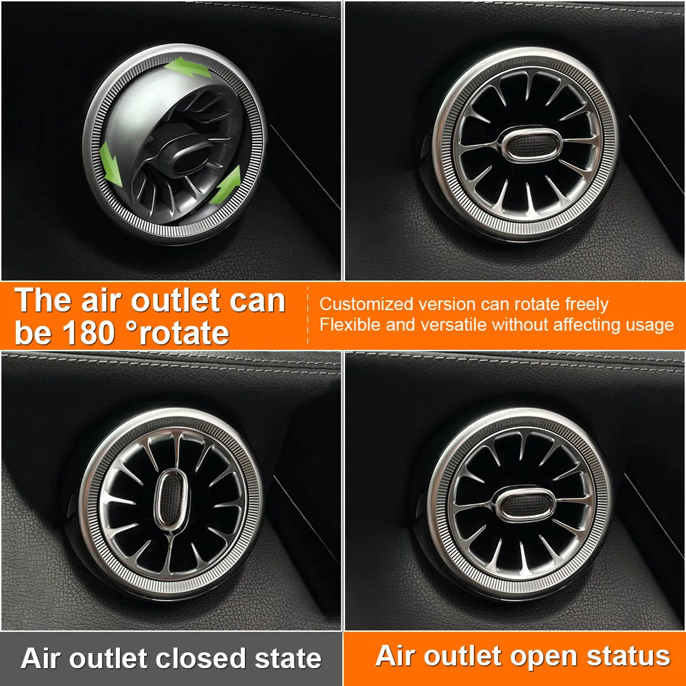 64 Colors LED Air Vents For Mercedes Benz E-Class W213