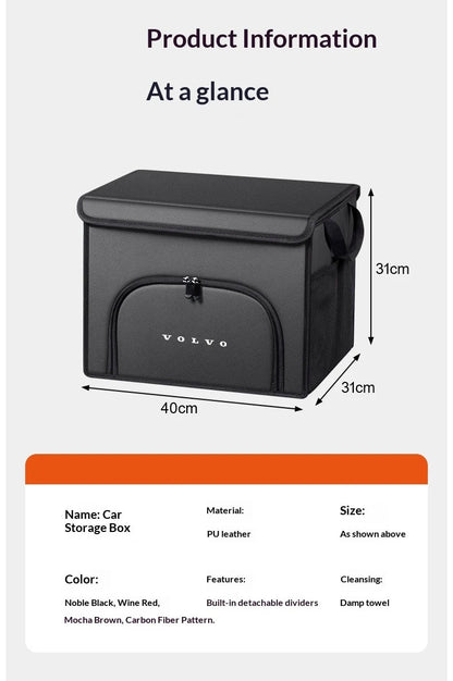 Car Trunk Organizer Box For Volvo