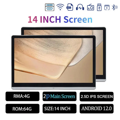 13.3/14" Car Headrest Monitor