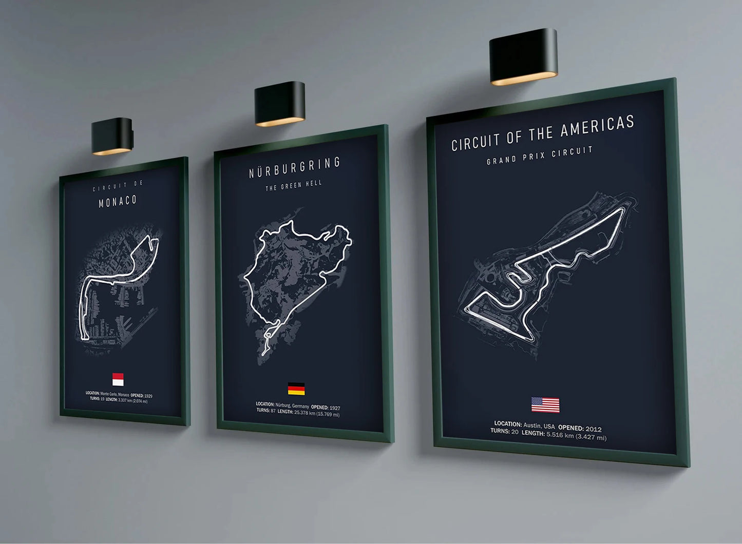 F1 Track Wall Art