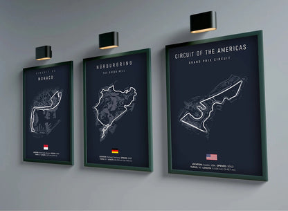 F1 Track Wall Art