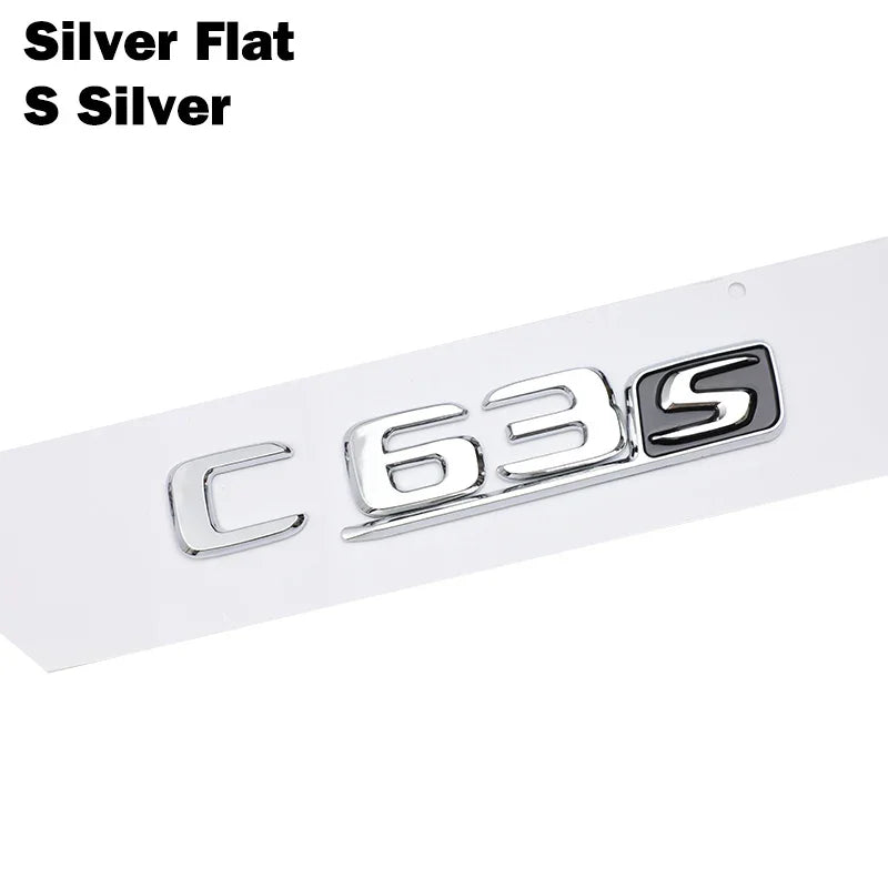 Mercedes-Benz C63S AMG Badge Emblem