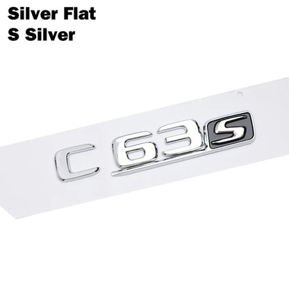 Mercedes-Benz C63S AMG Badge Emblem