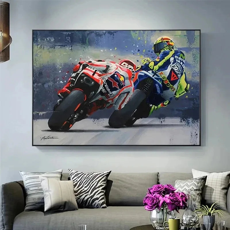 Valentino Rossi Wall Art