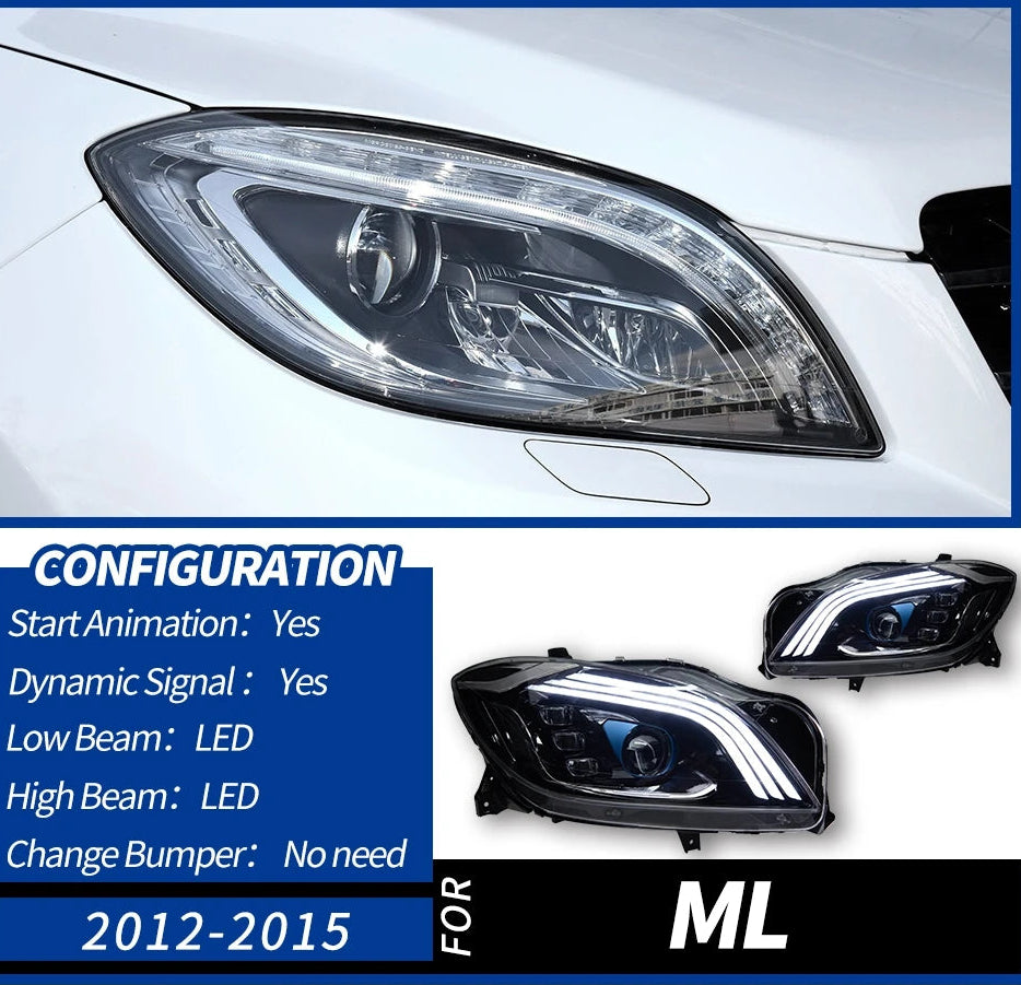 Mercedes-Benz ML-Class LED Headlights