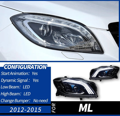 Mercedes-Benz ML-Class LED Headlights