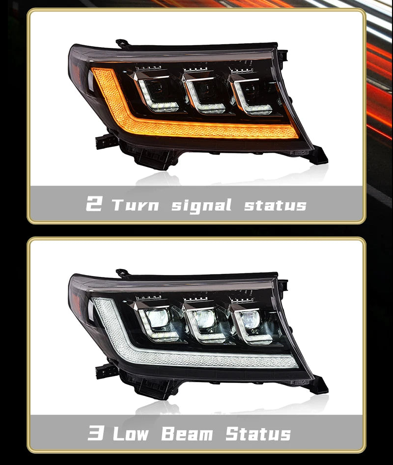 Toyota Land Cruiser LC200 LED Headlights