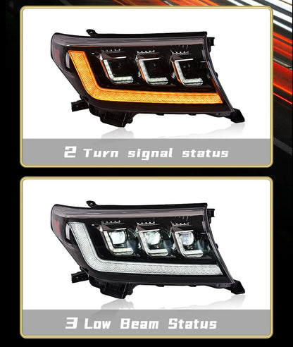 Toyota Land Cruiser LC200 LED Headlights