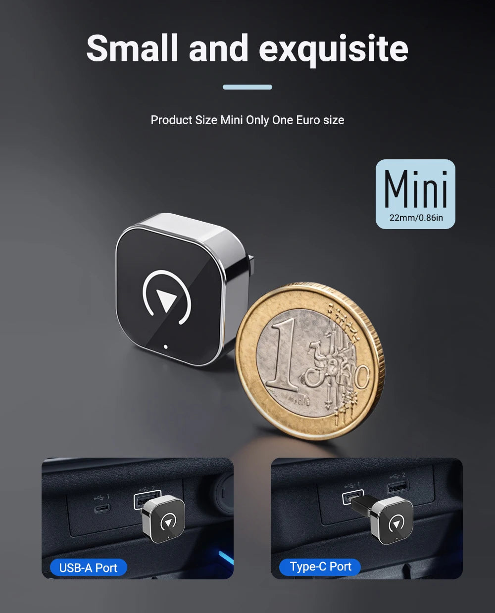 2-in-1 Wireless AI Car Smart Box