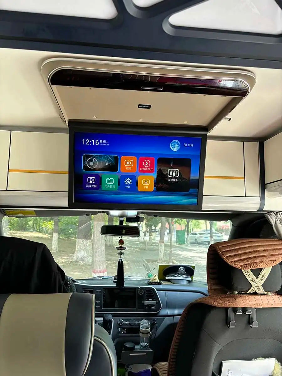 Touchscreen Car Roof Ceiling Monitor
