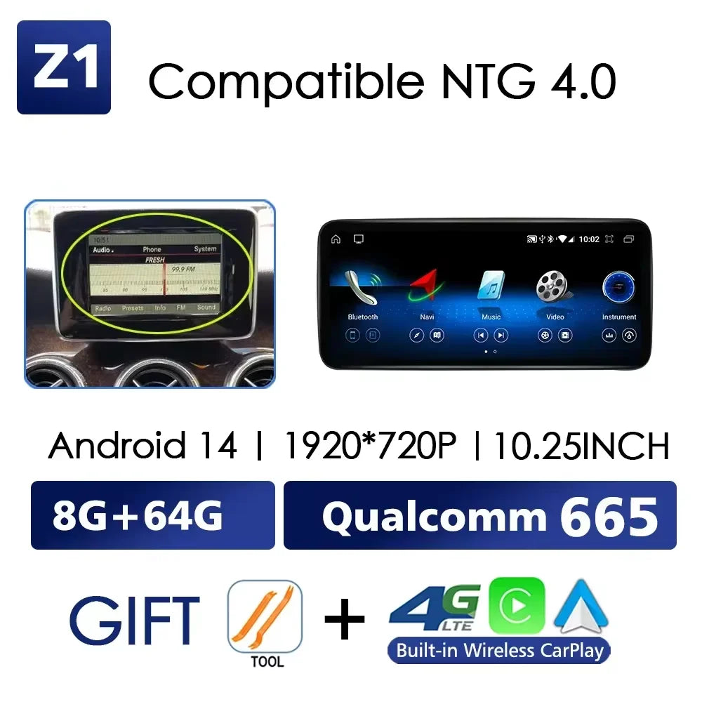 Multimedia Touch Screen For Mercedes Benz G-Class