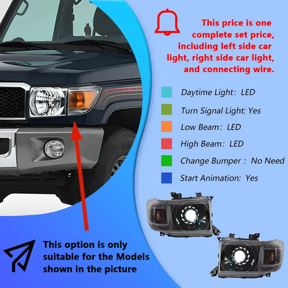 Toyota Land Cruiser 70-Series LED RGB Headlight