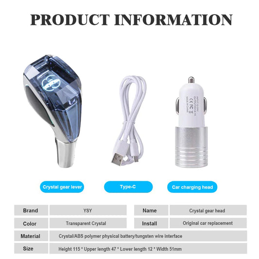 Universal Crystal Gear Shift Knob