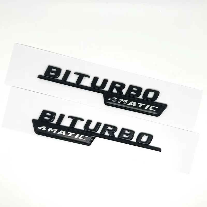 Mercedes-Benz BITURBO 4MATIC Plus Fender Badge