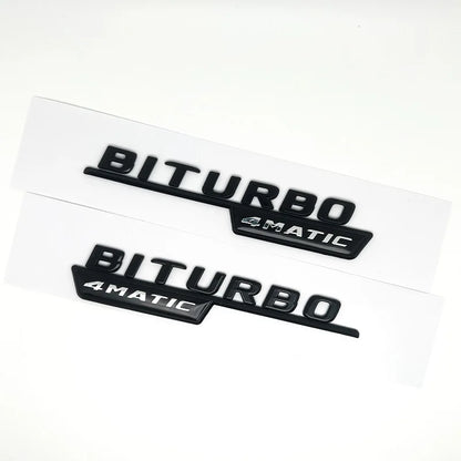Mercedes-Benz BITURBO 4MATIC Plus Fender Badge