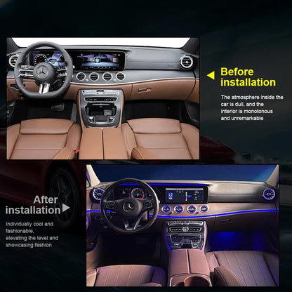 64 Colors LED Air Vents For Mercedes Benz E-Class W213