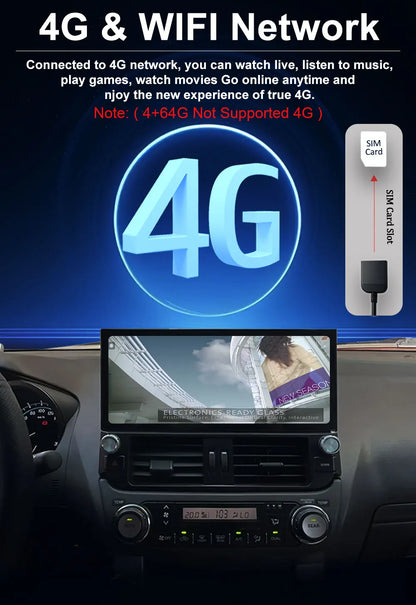 Multimedia Screen for Toyota Land Cruiser LC200