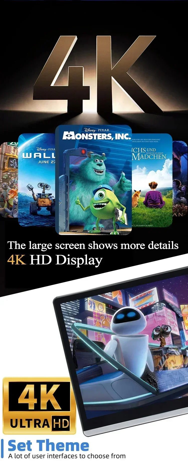 13.3/14" Car Headrest Monitor