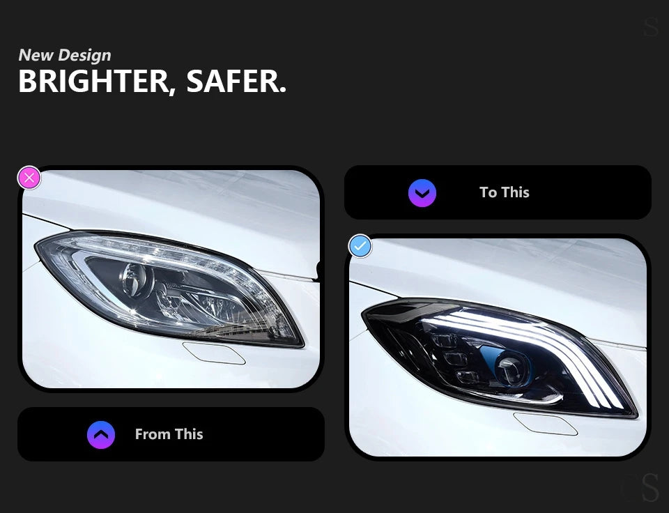 Mercedes-Benz ML-Class LED Headlights