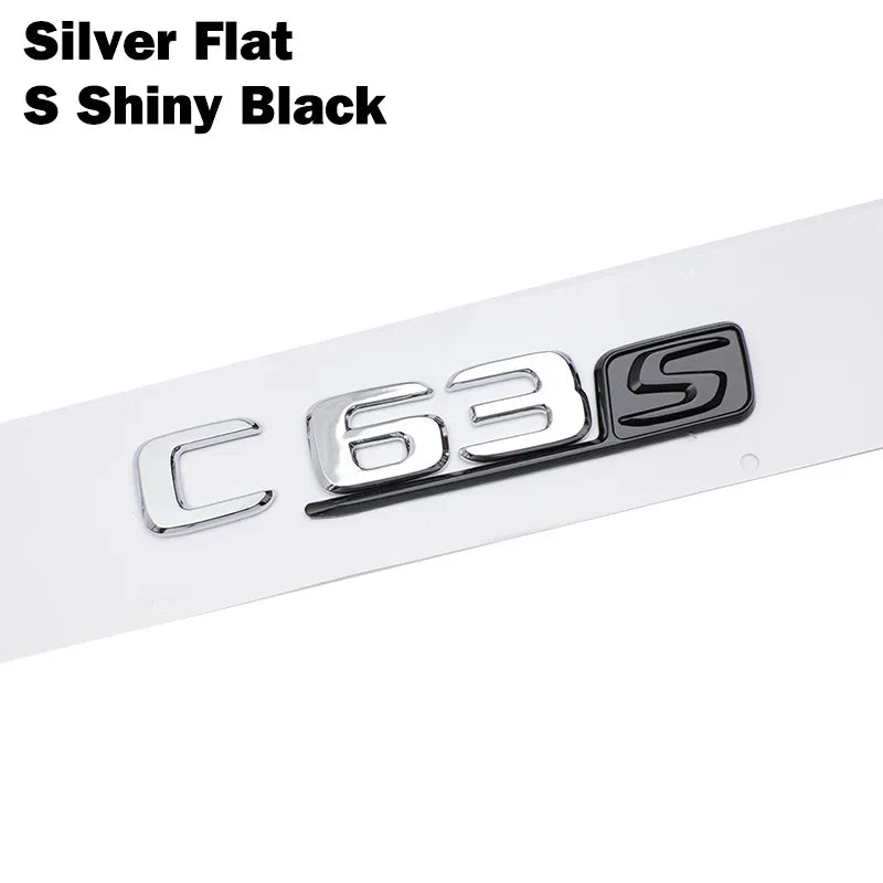 Mercedes-Benz C63S AMG Badge Emblem
