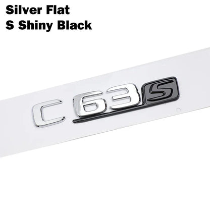 Mercedes-Benz C63S AMG Badge Emblem