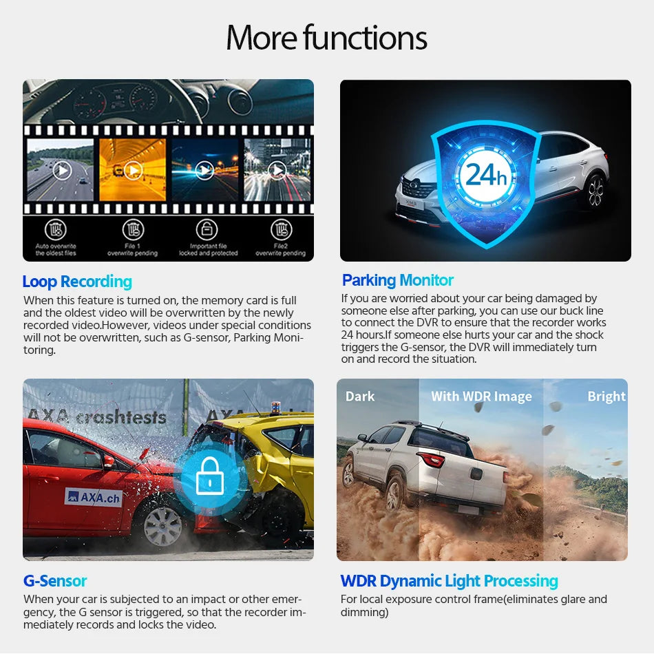 4K UHD Night Vision Dashcam
