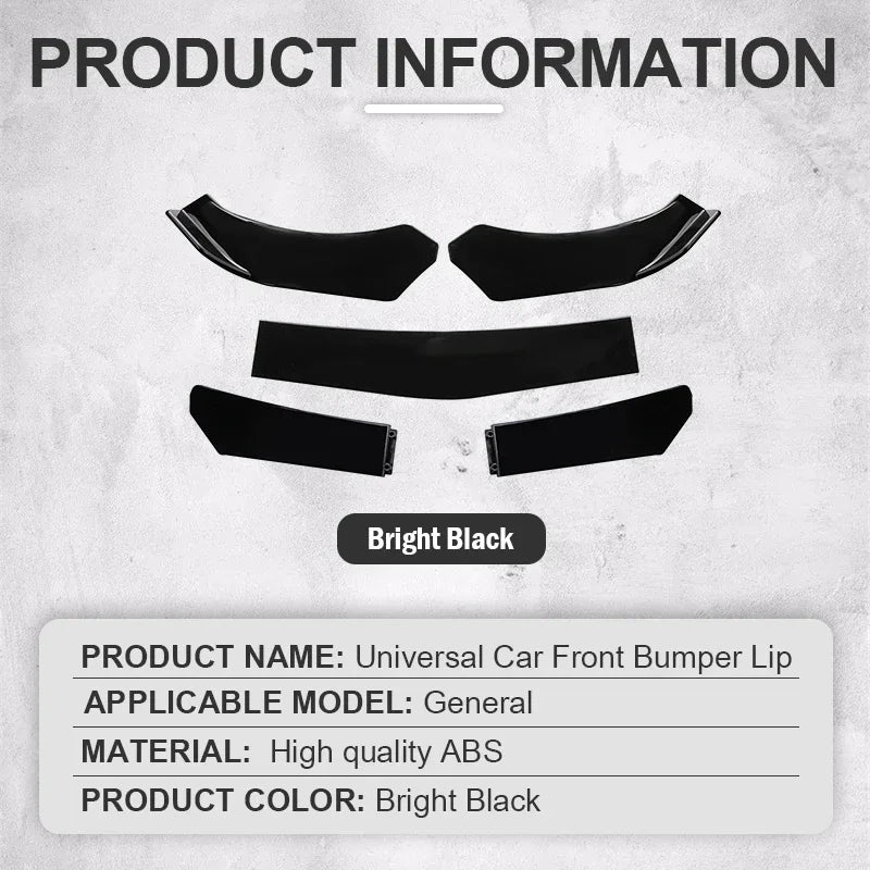 Universal Car Front Bumper Lip