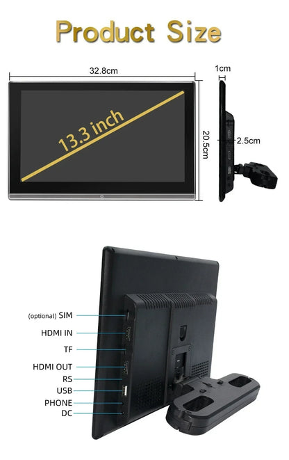 13.3/14" Car Headrest Monitor