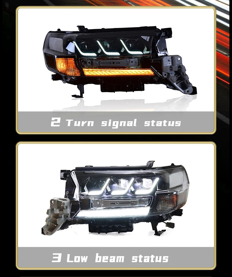 Toyota Land Cruiser LC200 LED Headlights