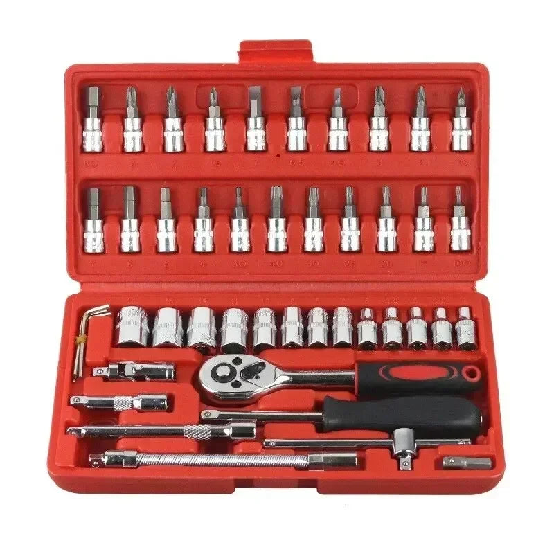 46 Pieces Car Tool Kit