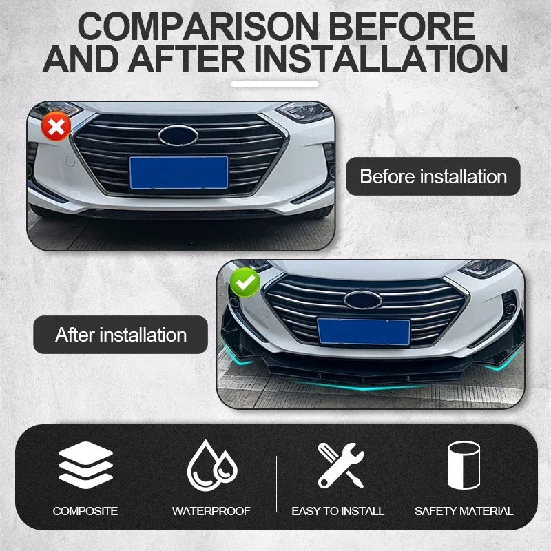 Universal Car Front Bumper Lip