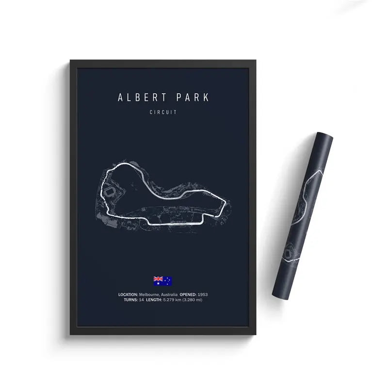 F1 Track Wall Art