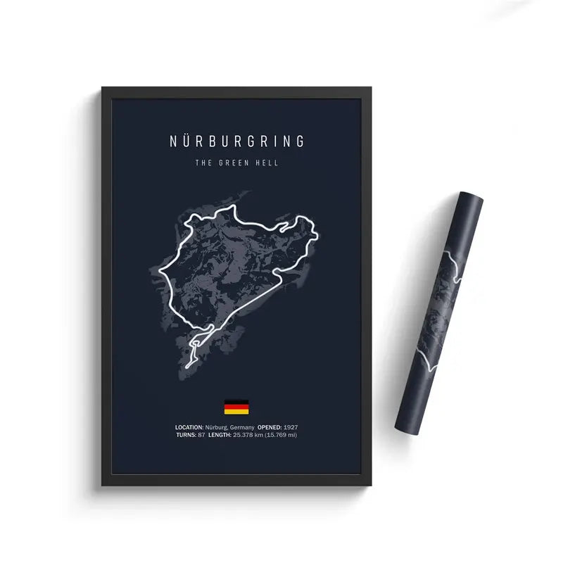 F1 Track Wall Art