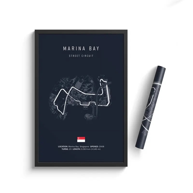 F1 Track Wall Art