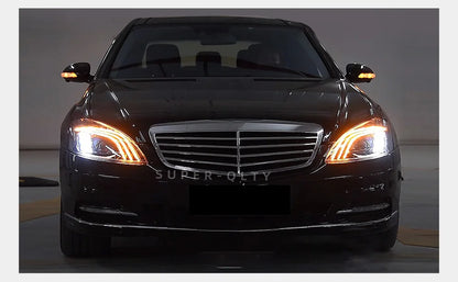 Mercedes-Benz S-Class W221 Maybach-Style Headlights