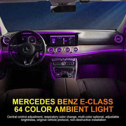 64 Colors LED Air Vents For Mercedes Benz E-Class W213